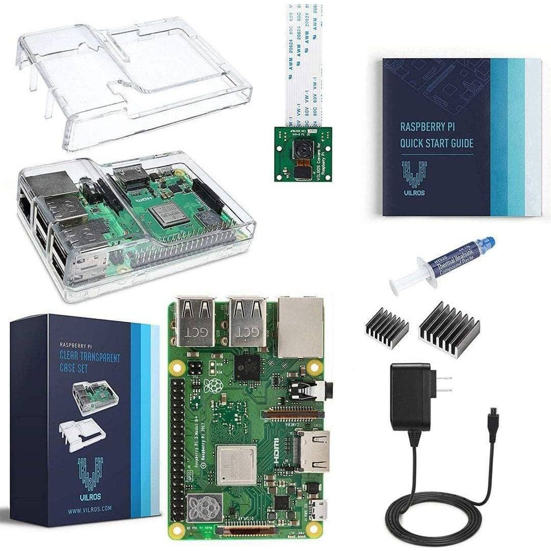 Vilros Raspberry Pi 3 Model B Plus Basic Camera Starter Kit