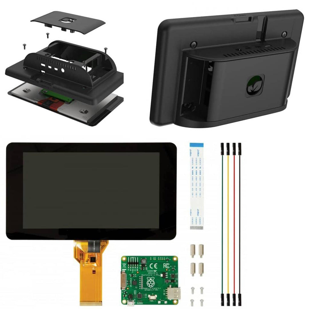 Official Raspberry Pi 7" Touchscreen with Pi 4 Compatible Case - Vilros.com