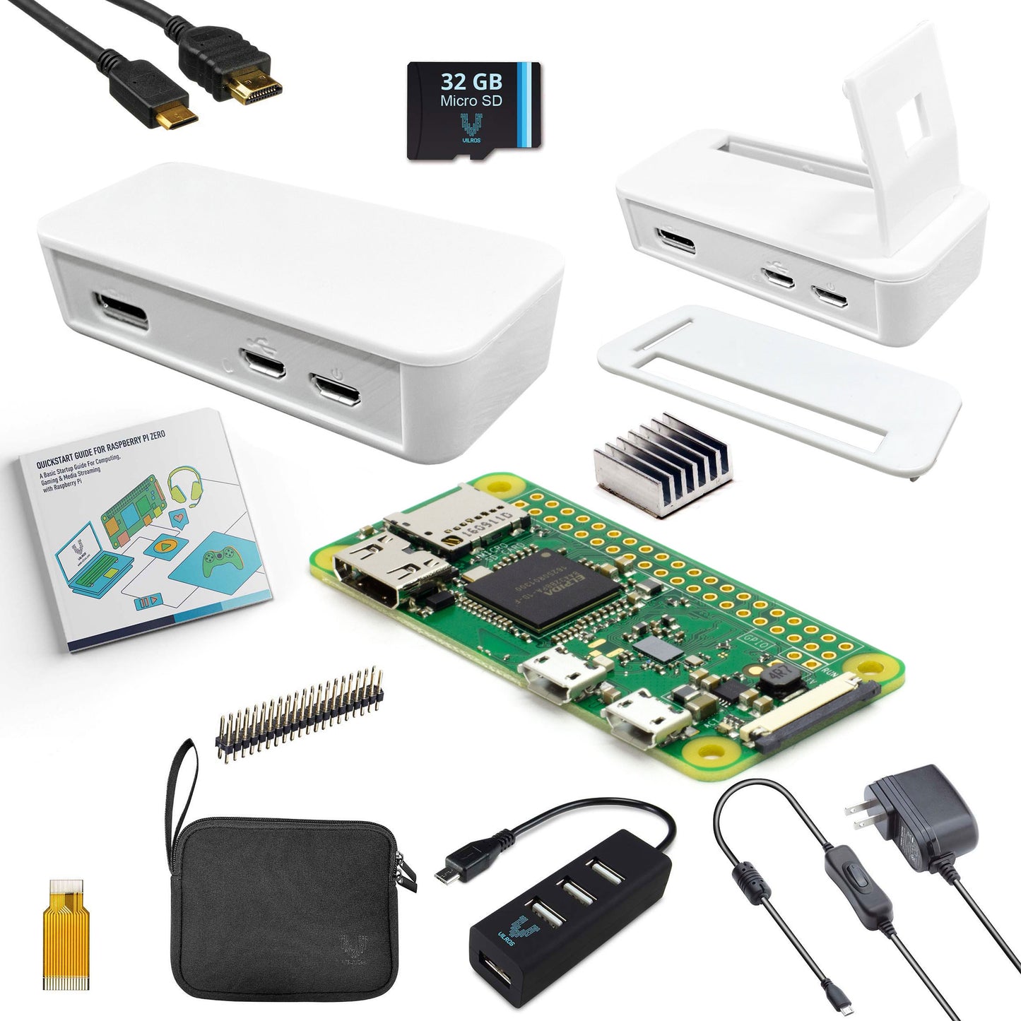 Vilros Raspberry Pi Zero W Complete Starter Kit - Vilros.com