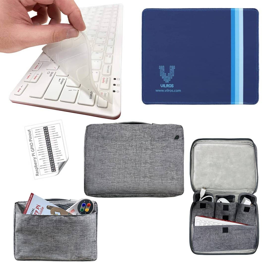 Vilros Deluxe Accessory Bundle For Official Raspberry Pi 400 Kit ...