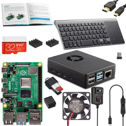 Vilros Raspberry Pi 4 Desktop Kit with Keyboard - Vilros.com