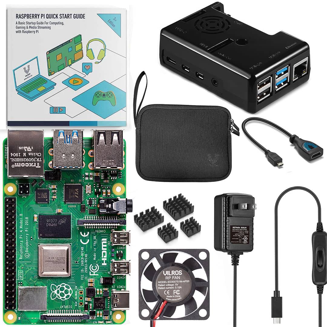 Vilros Raspberry Pi 4 Basic Starter Kit - Vilros.com