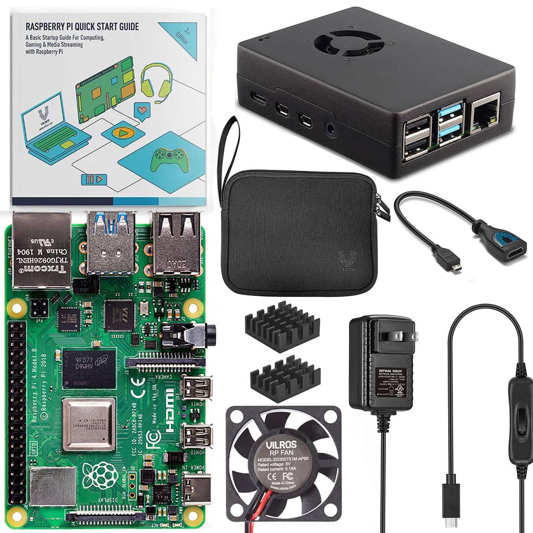 Vilros Raspberry Pi 4 Basic Starter Kit - Vilros.com