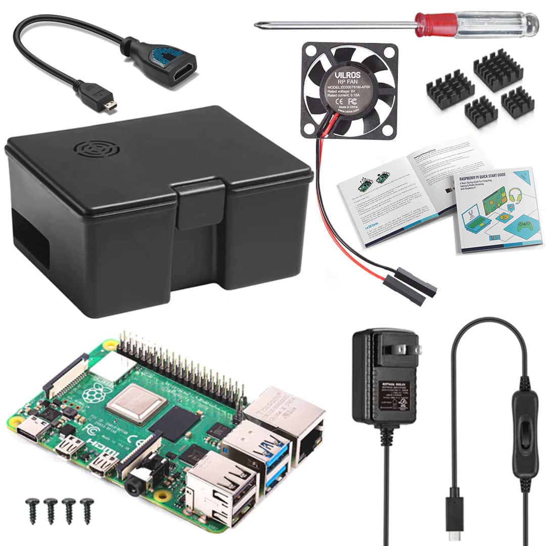 Vilros Raspberry Pi 4 Basic Starter Kit - Vilros.com
