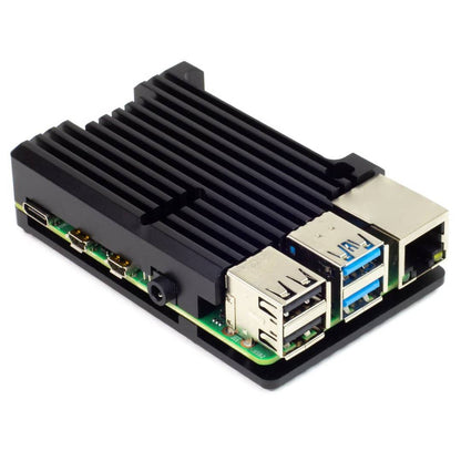 Pimoroni  Aluminium Heatsink Case for Raspberry Pi 4 - Vilros.com