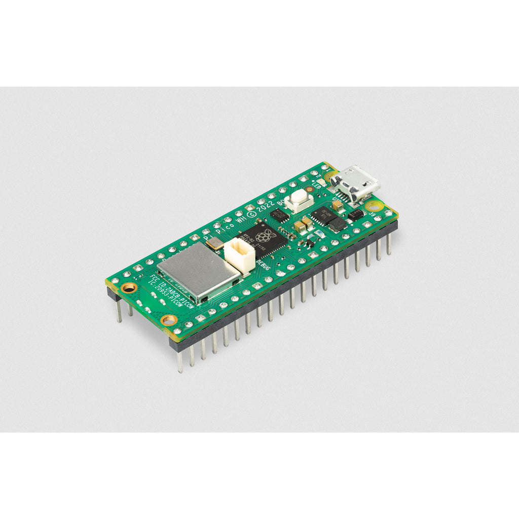 Raspberry Pi Pico WH--With Wireless & Presoldered Headers/3-pin JTAG connector - Vilros.com