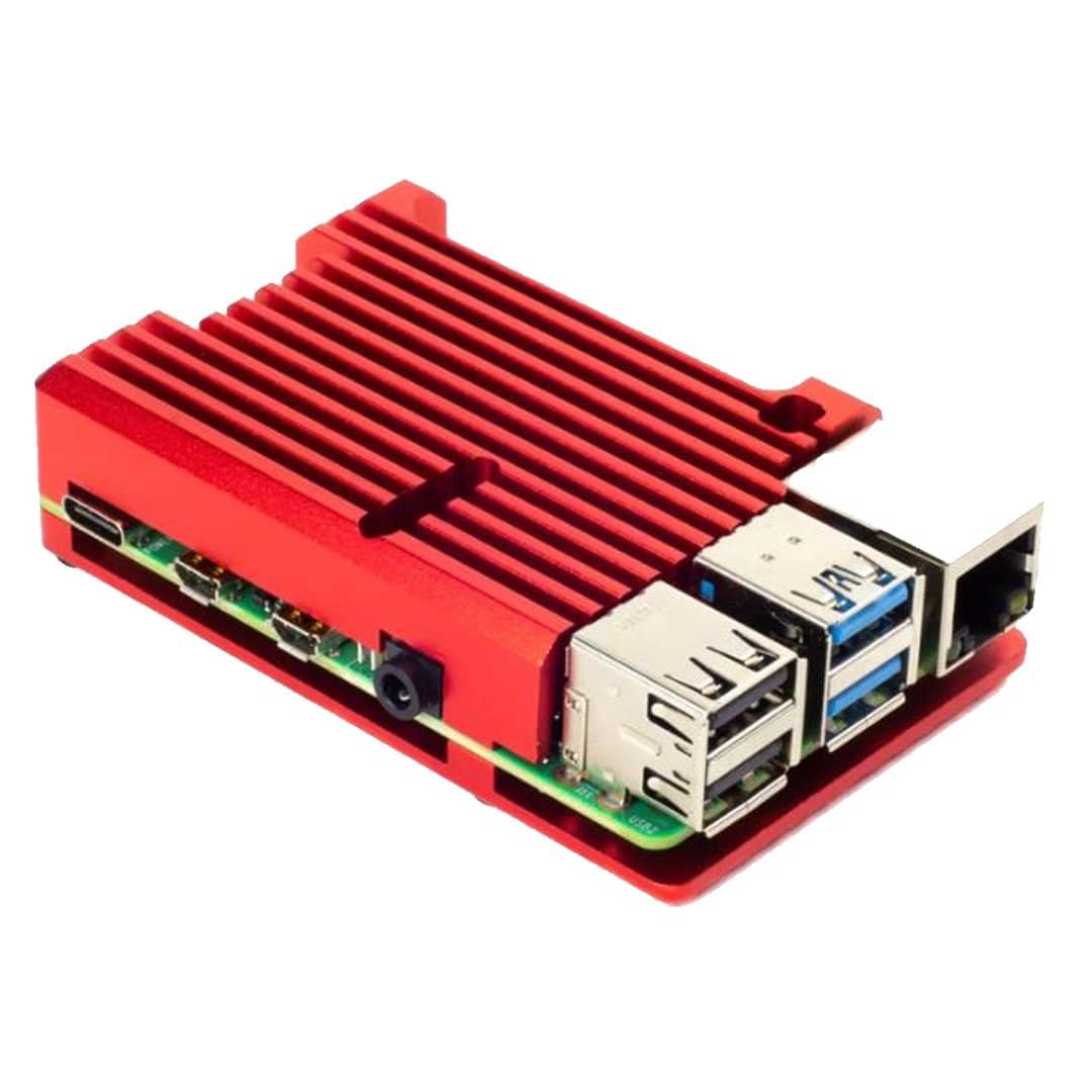 Pimoroni  Aluminium Heatsink Case for Raspberry Pi 4 - Vilros.com