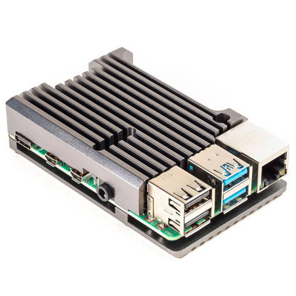 Pimoroni  Aluminium Heatsink Case for Raspberry Pi 4 - Vilros.com