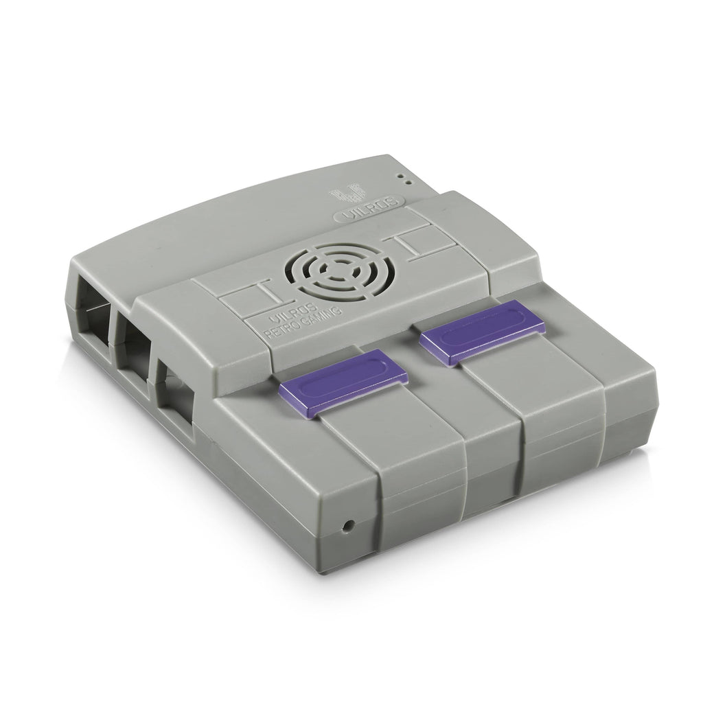 Vilros Raspberry Pi 4 Compatible SNES Style Retro Gaming Case with Fan - Vilros.com