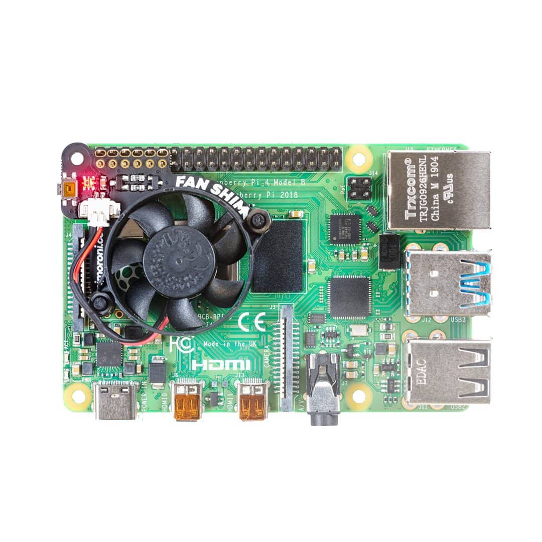 PIMORONI Fan SHIM for Raspberry Pi 4 - Vilros.com