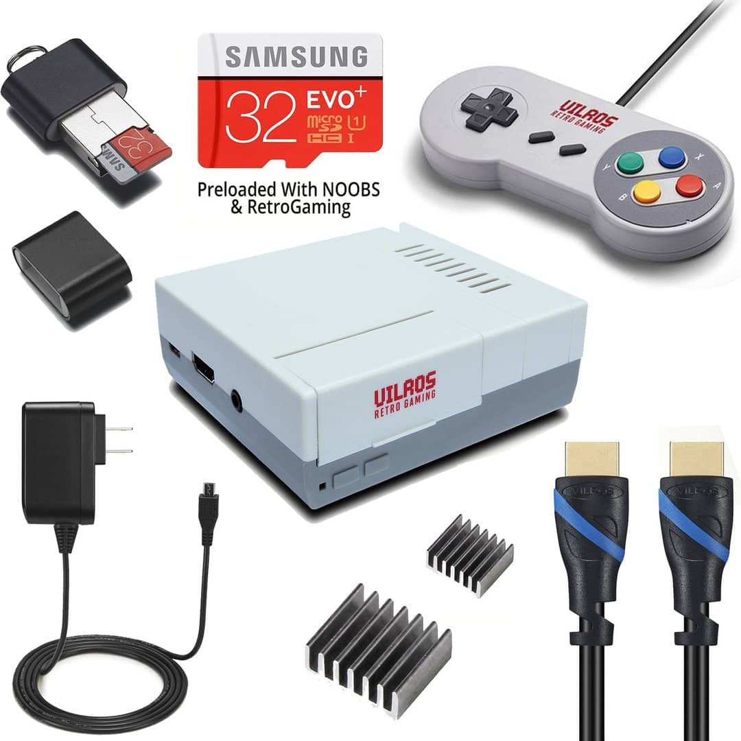 Vilros Retro Pie Arcade Gaming Accessory Kit with a Classic USB Gamepad - Vilros.com