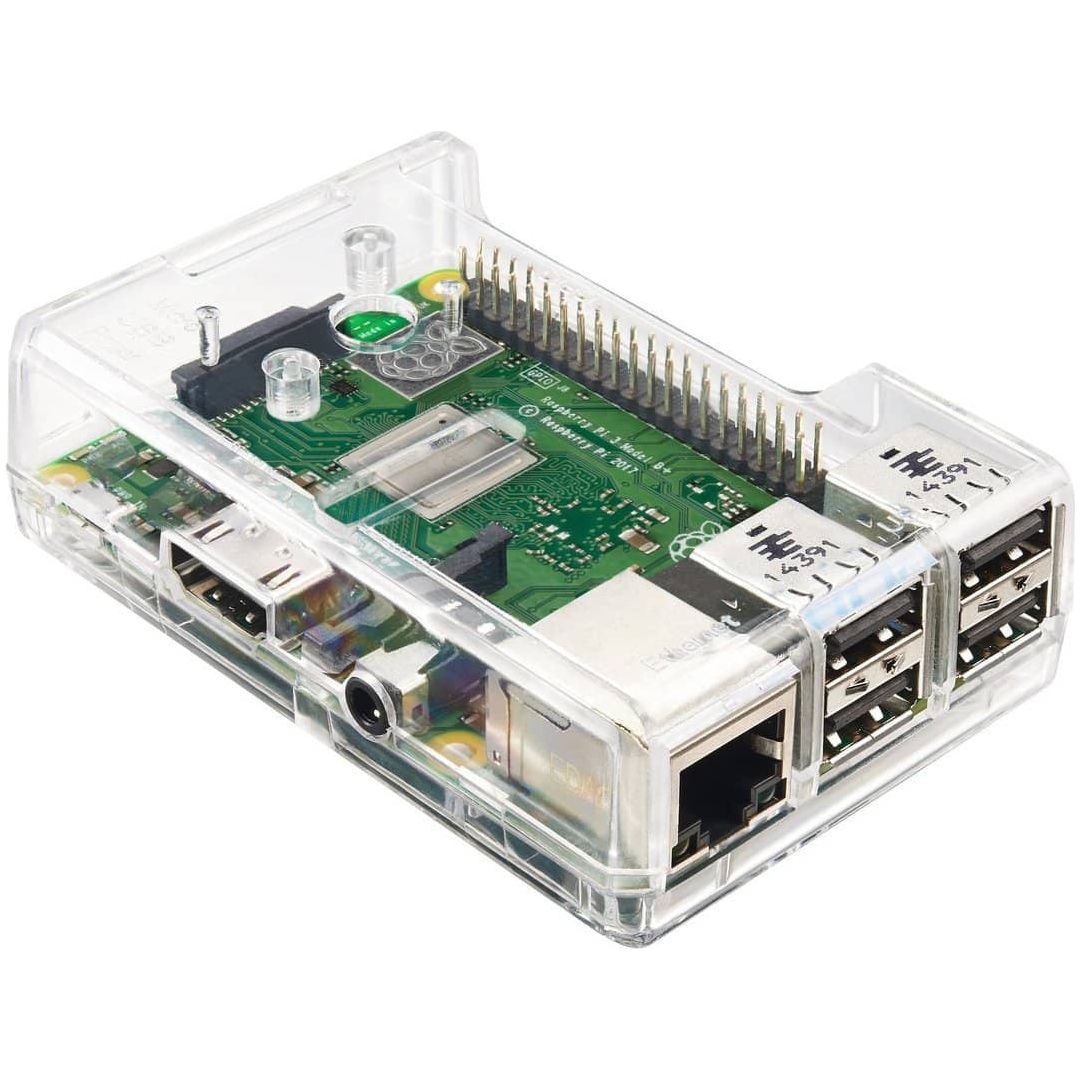 Clear Raspberry Raspberry Pi Clear Case