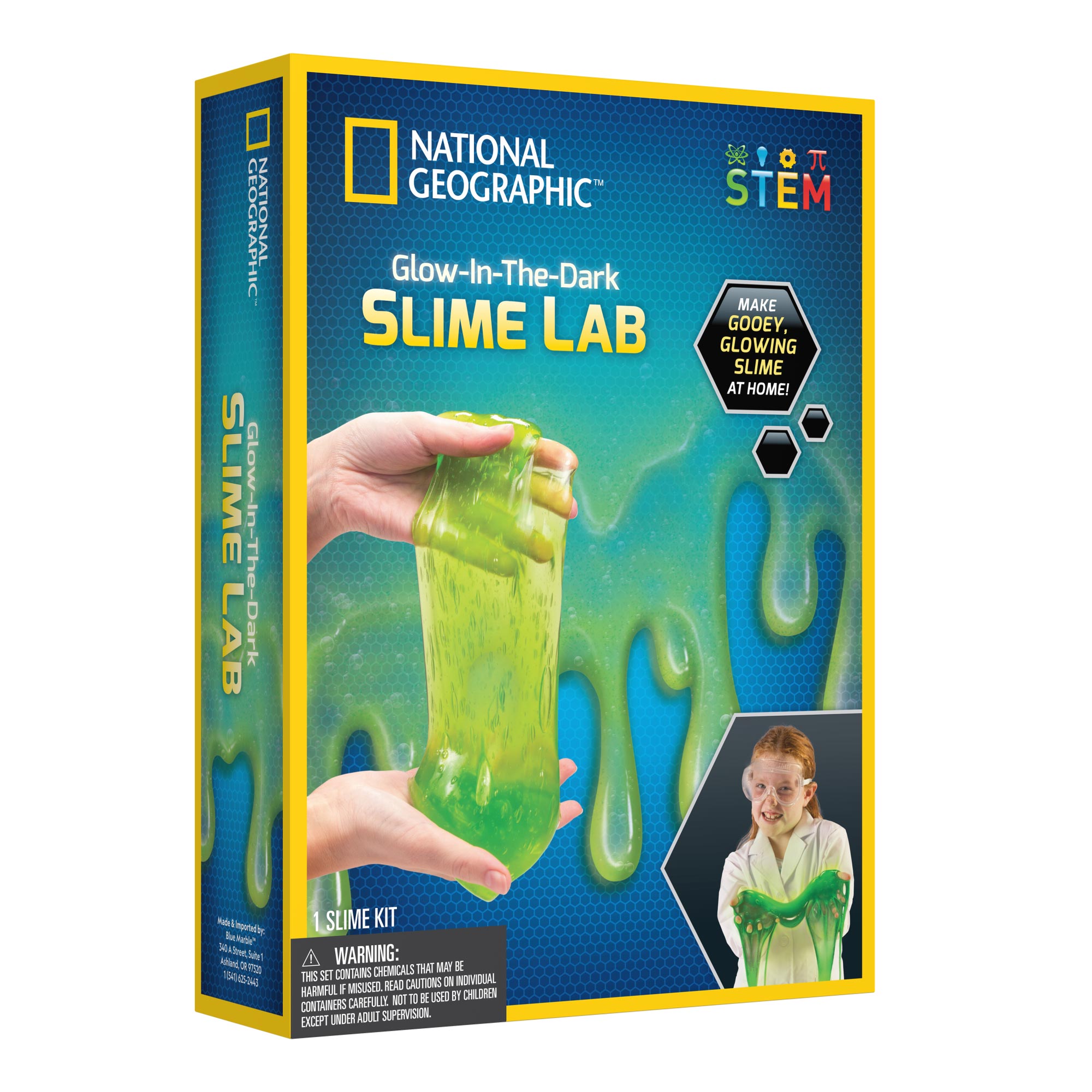 National Geographic Glow-in-the-Dark Slime Lab –