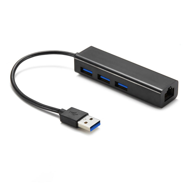 Vilros 3-Port USB 3.0 Hub with RJ45 10/100/1000 Gigabit Ethernet Adapter - Vilros.com