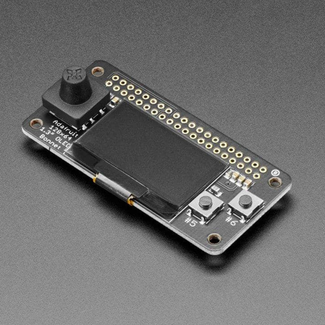 Adafruit 128x64 OLED Bonnet for Raspberry Pi - Vilros.com