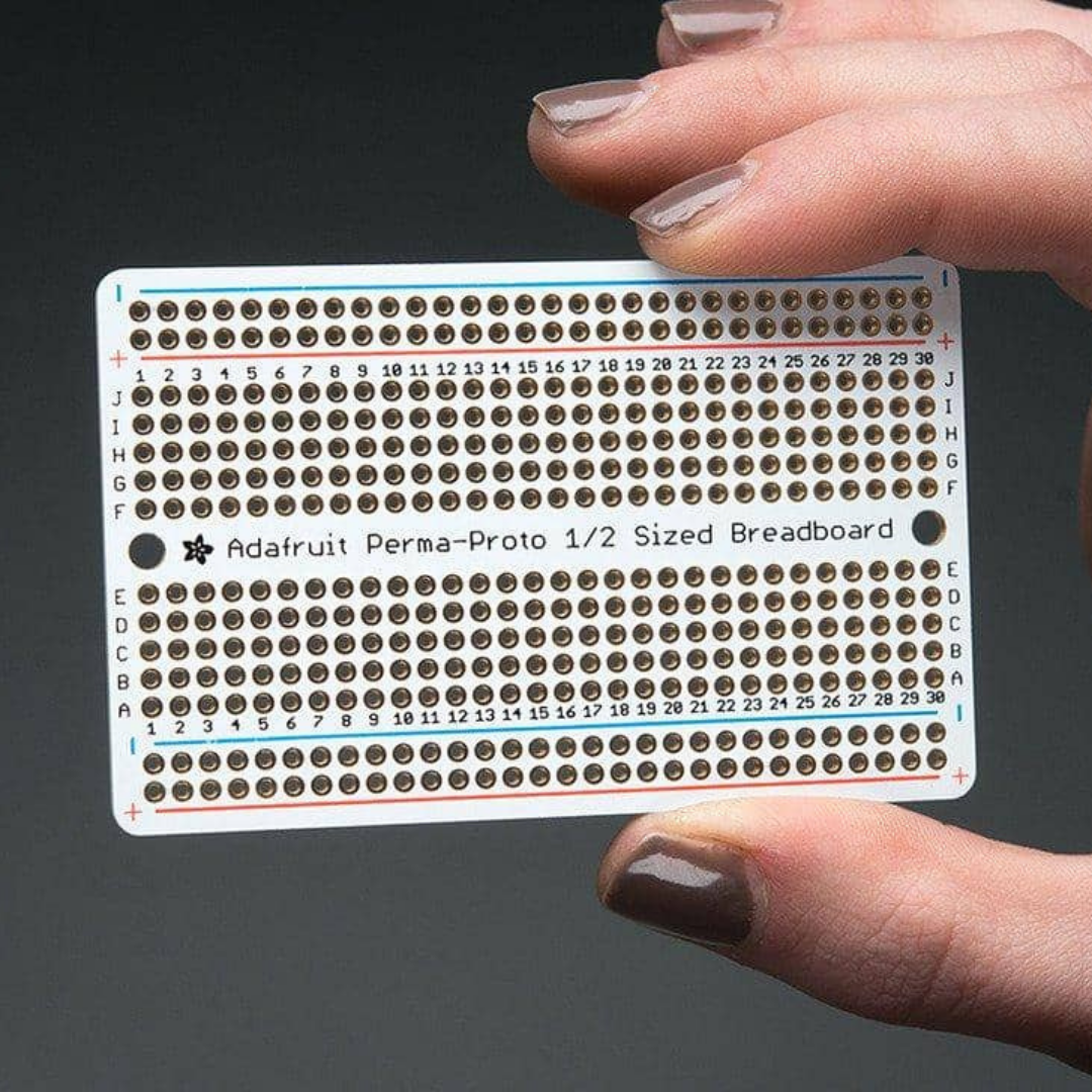 Adafruit Perma-Proto Half-sized Breadboard PCB - Single - Vilros.com