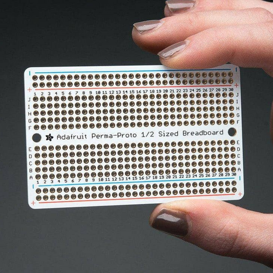 Adafruit Perma-Proto Half-sized Breadboard PCB - Single - Vilros.com