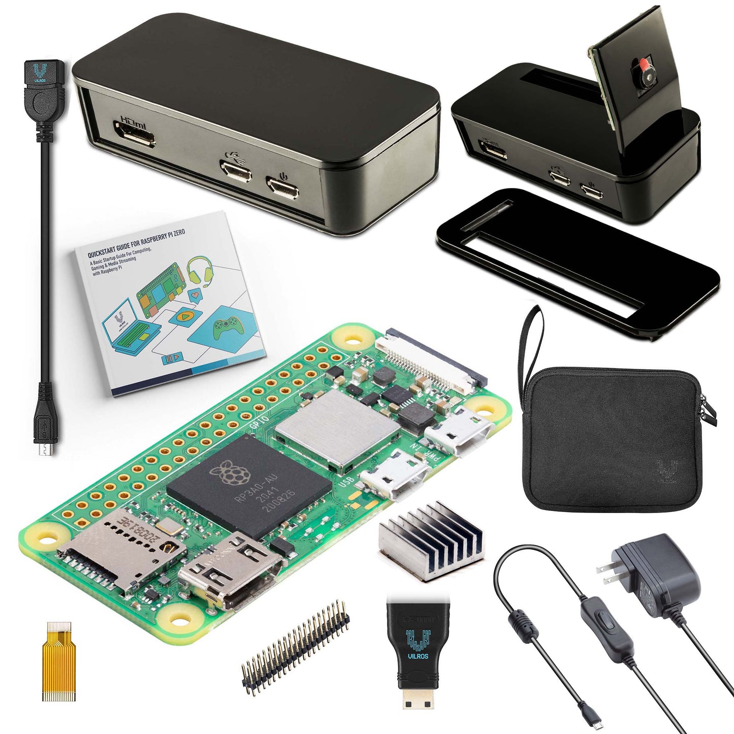 Vilros Raspberry Pi Zero 2 W Basic Starter Kit - Vilros.com