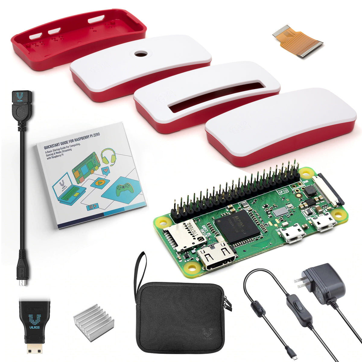Vilros Raspberry Pi Zero W Basic Starter Kit - Vilros.com