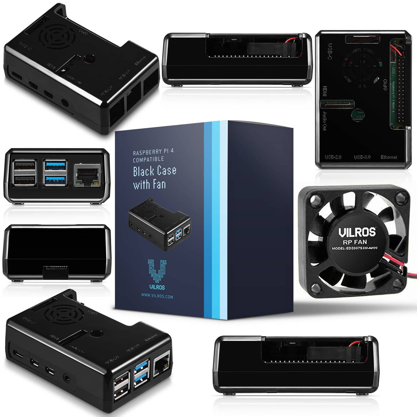HQ Camera Compatible Case and Tripod Set - Vilros.com