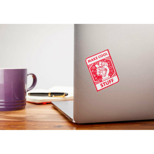 Raspberry Pi Make Cool Stuff Sticker - Vilros.com